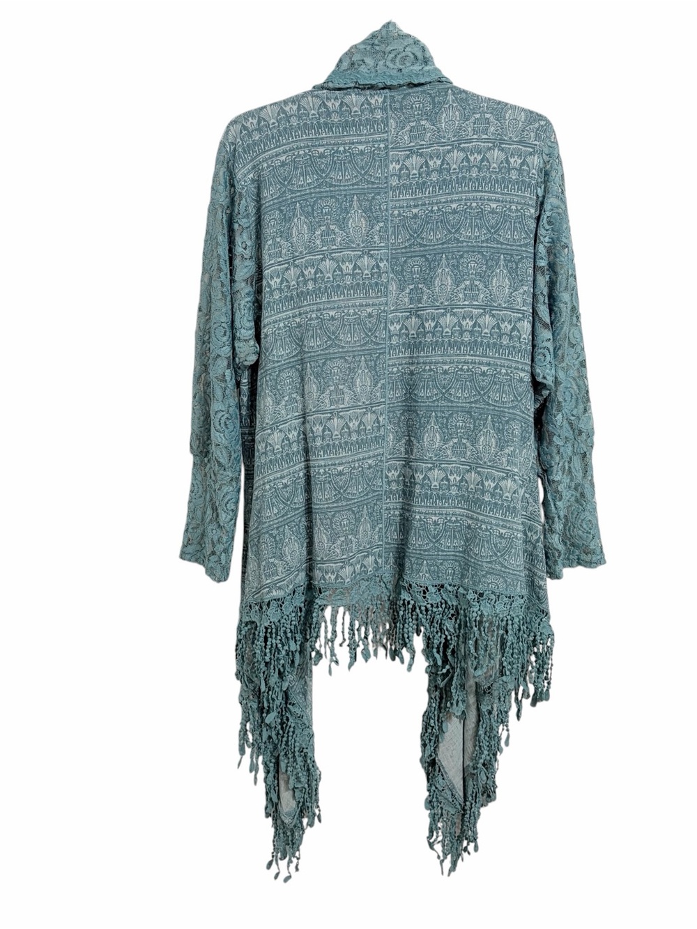 Pretty Angel Boho Crochet Lacy Flowy Cardigan L/XL NWT Hippie Festival Concert - Picture 4 of 8